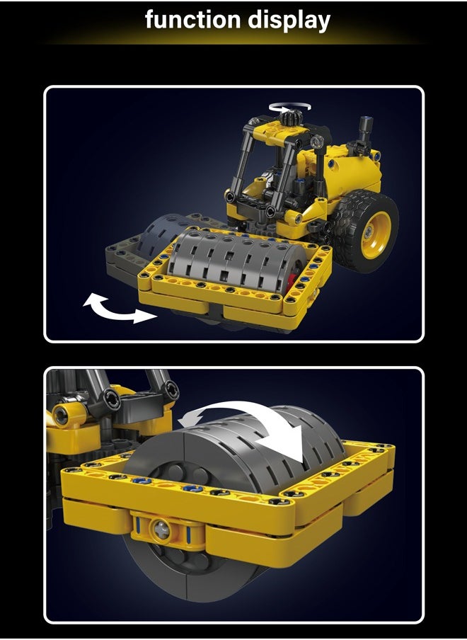 mould king 24019 Truck roller construction toys, Creative STEM model building kit, wheeled bulldozer jig models, children's building toys, gifts for boys and girls, 223 pieces  - Image 5