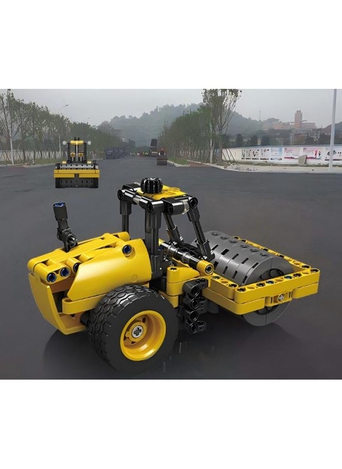 mould king - 24019 Truck roller construction toys, Creative STEM model building kit, wheeled bulldozer jig models, children's building toys, gifts for boys and girls, 223 pieces - Image 1