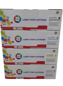 TCT Compatible With Toner Cartridge Full Set of HP 125A/128A/131A And Canon 716/731  - Image 1