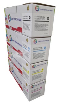 TCT Compatible With Toner Cartridge Full Set of HP 125A/128A/131A And Canon 716/731  - Image 2