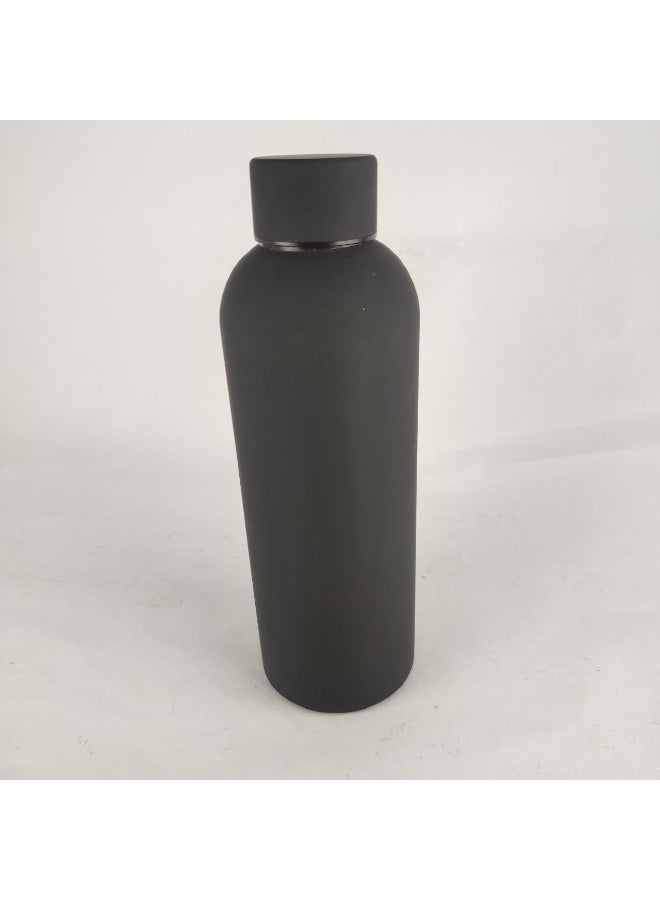 Matte Black Insulated Water Bottle – 500ml Capacity – Sleek & Stylish Design for Hot and Cold Beverages – Ideal for Everyday Use & Travel - Image 3