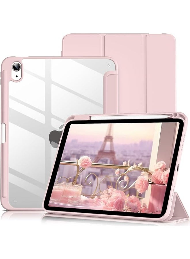 Cover  For iPad 11th Generation Cover Case with Pencil Holder (Right Side) 11 inch - Pink