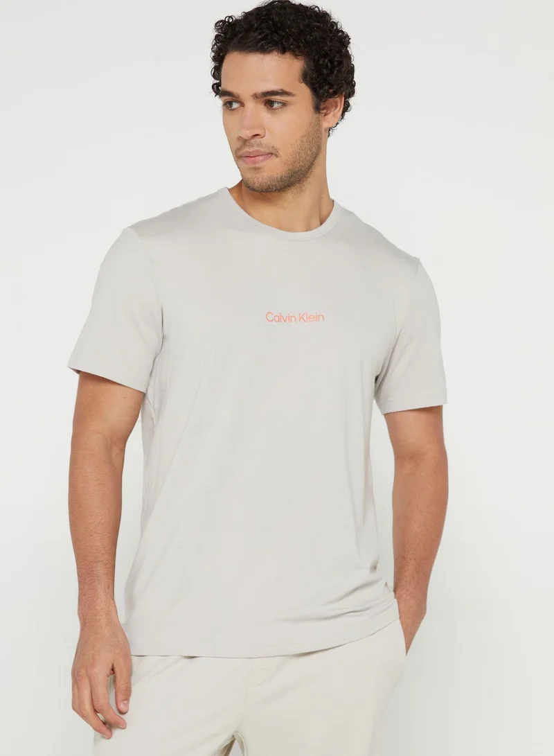 CALVIN KLEIN Logo Crew Neck T-Shirt