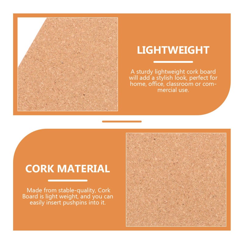 Hexagon Cork Board 8pcs Self Adhesive Bulletin Board for Office Home Classroom - Image 4