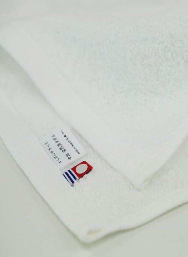 Imabari Towel منشفة إيماباري المعتمدة الطبيعية 3 قطع 100% قطن مصنوعة في اليابان 25.5 × 47.2 بوصة بيضاء مع دليل إنجليزي أصلي وملصق - Image 2