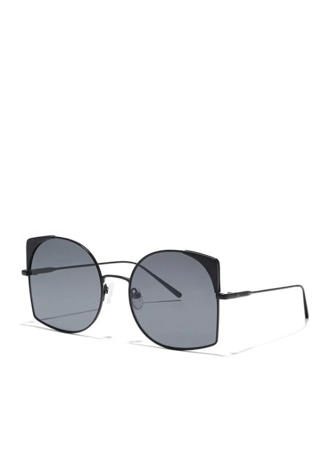 30Sundays DELAUNAY -La French Collection Women Gray Sunglasses - Frame Material: Metal + Acetate - Lens Color: Gray- Frame Color: Black - Full Rim