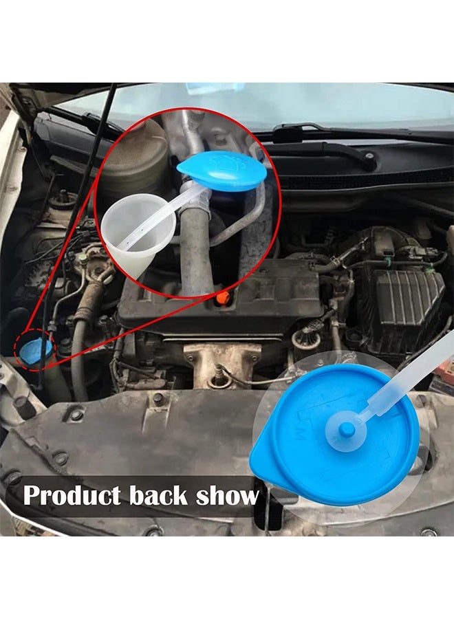 HY Windshield Wiper Washer Fluid Reservoir Tank Bottle Cap Cover 76802-SJD-003, Compatible With Honda Civic 2006-2011 - Image 4