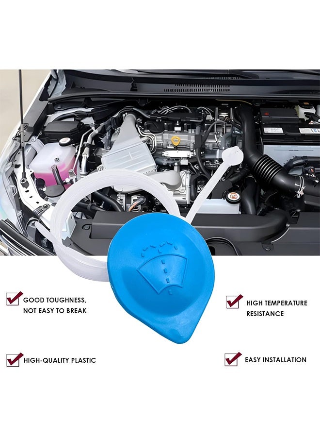 HY Windshield Wiper Washer Fluid Reservoir Tank Bottle Cap Cover 76802-SJD-003, Compatible With Honda Civic 2006-2011 - Image 5