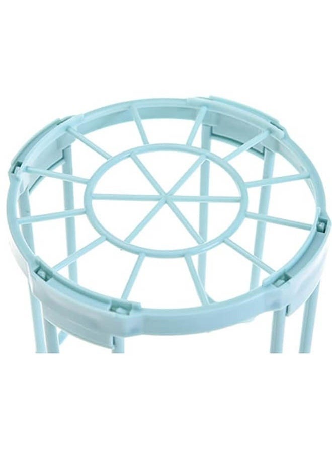 Generic Kitchen Bowls Holder Blue 14.8x14cm，Dinnerware Bowl Plate Racks and Holder Plastic Drain Rack Dish Storage Display Stand Drying Shelf Tableware Drainer Rack Kitchen Organizer  - Image 3