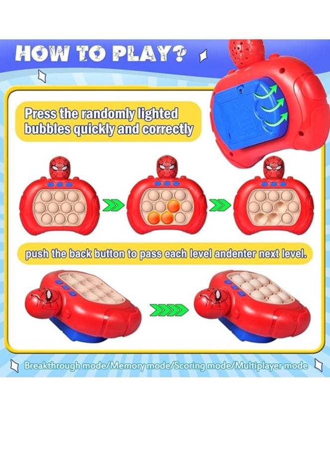 Kaimirui Pop It Electronic Toy, Quick Push Bubbles Game Console, Speed Push Game Fidget Toys, Pop It Fidget Toy, Game Machine For Kids Suitable To Relieve Stress For Children And Adults