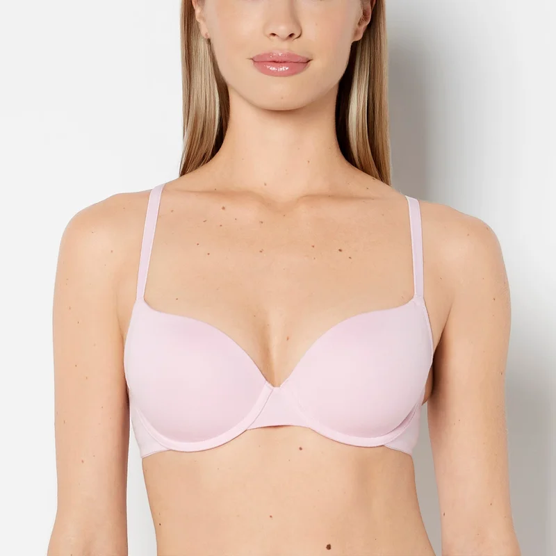 لا سينزا La Senza Lightly Lined Demi Cotton bra in Sweet Dream