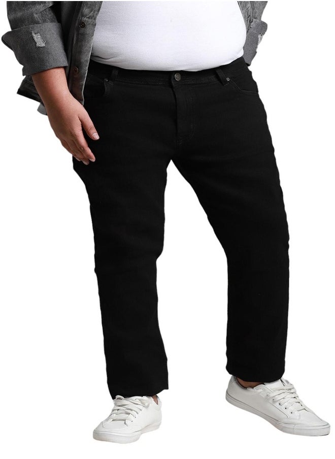 HIGH STAR - Men Black Plus Jeans - Image 1