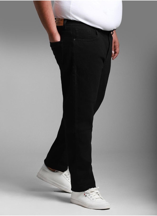 HIGH STAR - Men Black Plus Jeans - Image 1