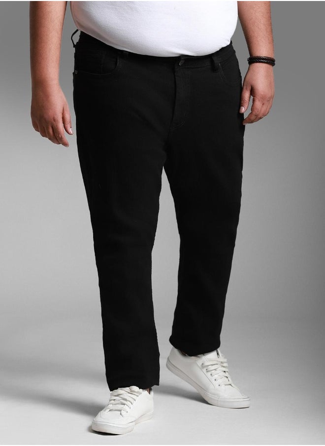 HIGH STAR - Men Black Plus Jeans - Image 1