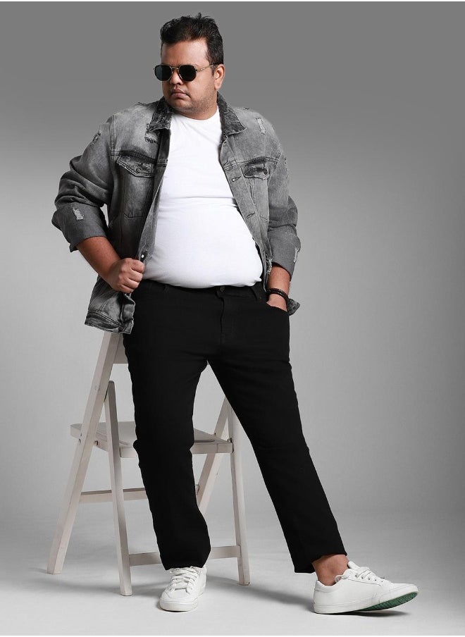 HIGH STAR - Men Black Plus Jeans - Image 1