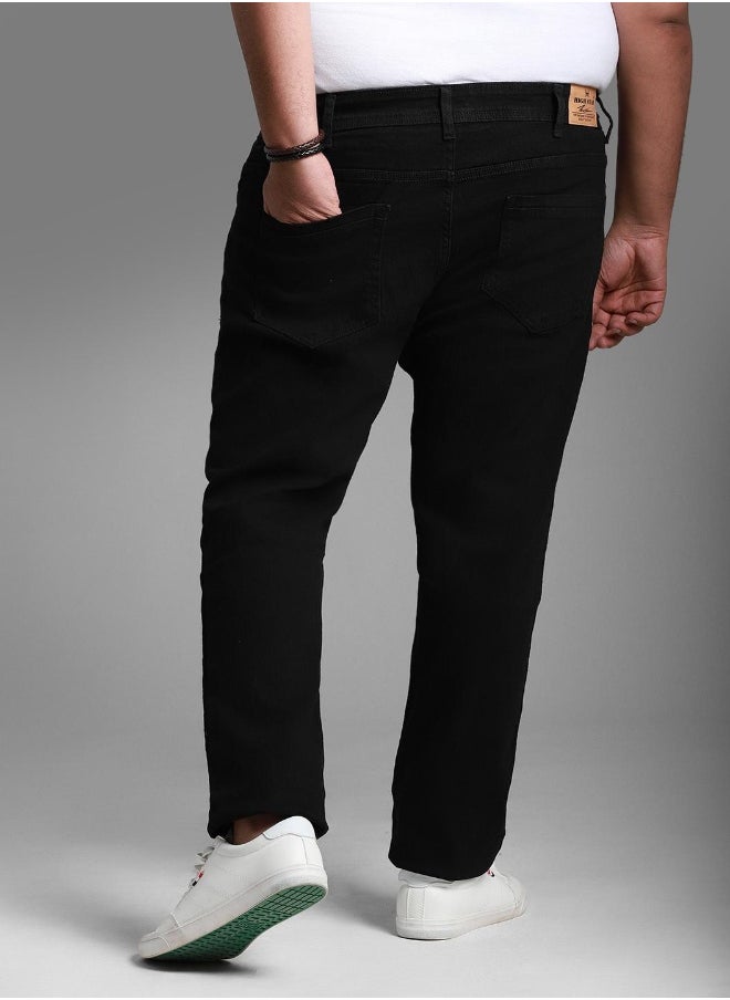 HIGH STAR - Men Black Plus Jeans - Image 1