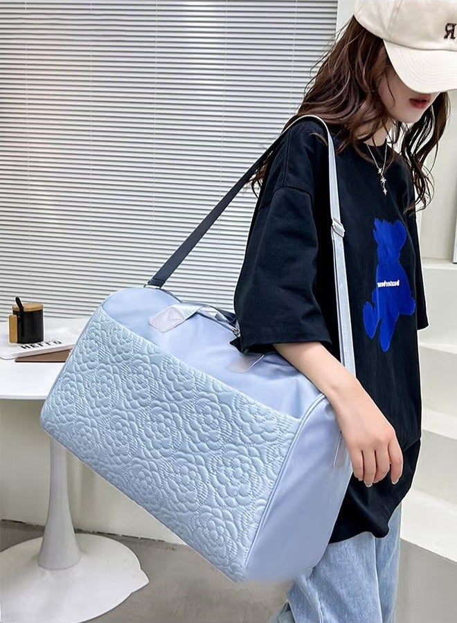 Canway Travel Duffel Bag Large Capacity Lightweight Waterproof Oxford Fabric Multipurpose Shoulder Luggage Bag for Fitness Sports Training Trip for Unisex - Image 2