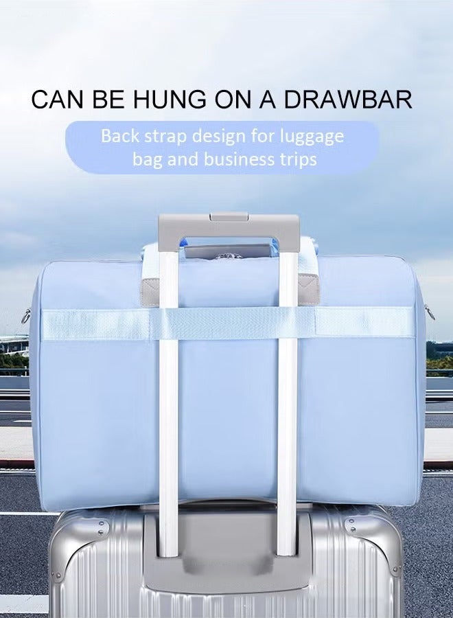 Canway Travel Duffel Bag Large Capacity Lightweight Waterproof Oxford Fabric Multipurpose Shoulder Luggage Bag for Fitness Sports Training Trip for Unisex - Image 4