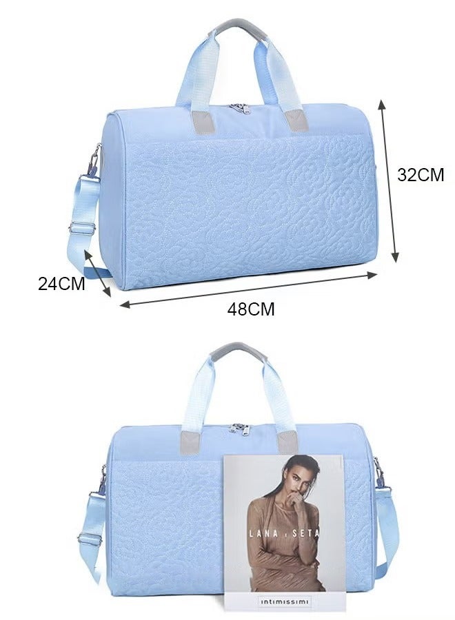 Canway Travel Duffel Bag Large Capacity Lightweight Waterproof Oxford Fabric Multipurpose Shoulder Luggage Bag for Fitness Sports Training Trip for Unisex - Image 5