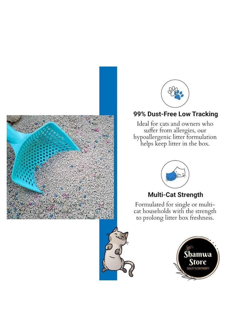 Premium Natural Cat Litter 100% Exceptional Absorbency Dust-Free Odor Resistant Suitable for All Cats Economical 10L Pack  Apple - Image 2