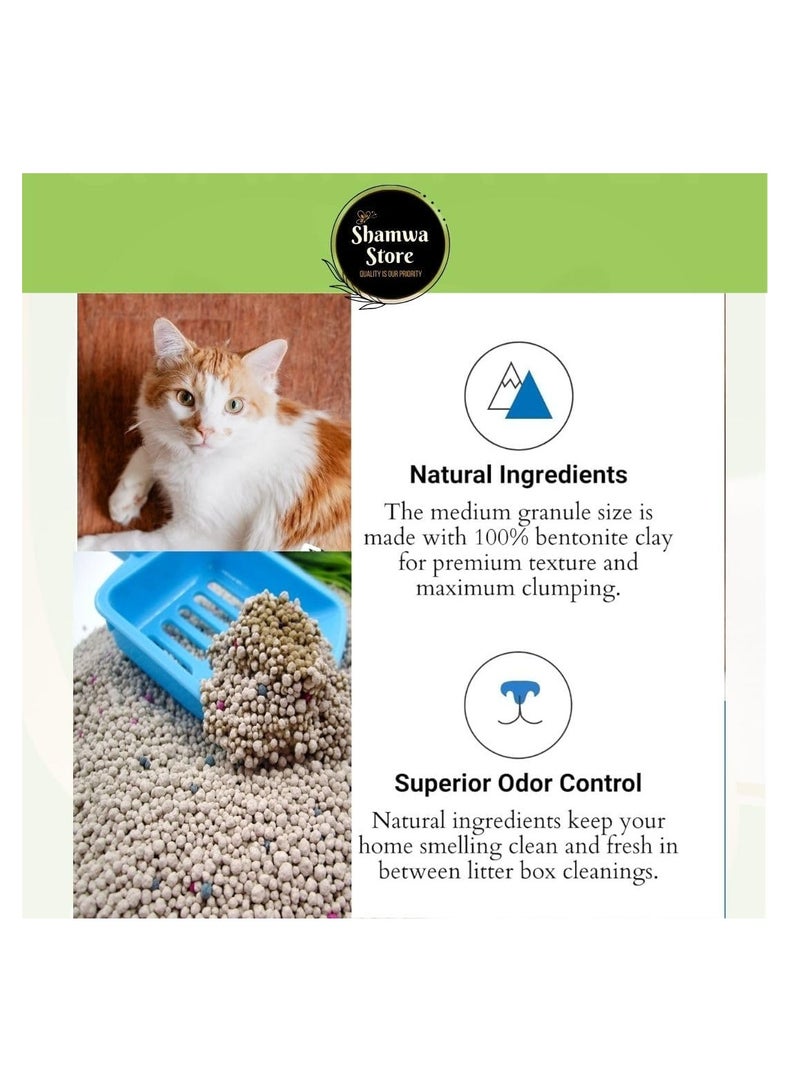 Premium Natural Cat Litter 100% Exceptional Absorbency Dust-Free Odor Resistant Suitable for All Cats Economical 10L Pack  Apple - Image 5