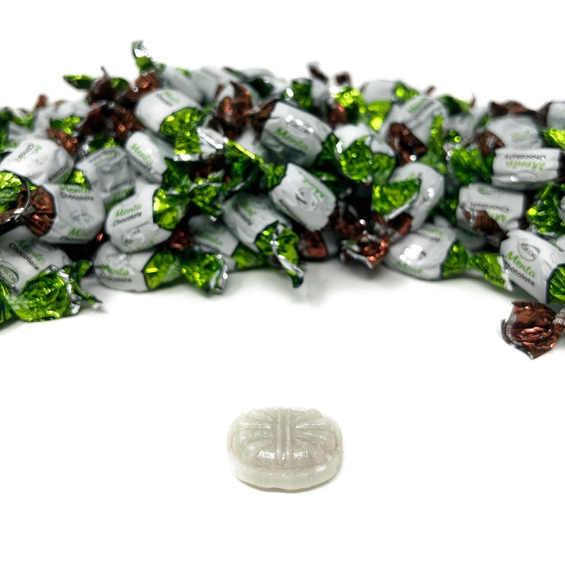Assortit نعناع محشي بالشوكولاتة - 3 أرطال - حلوى صلبة منعشة بعد العشاء محشوة بالشوكولاتة - مجموعة حلوى أمريكية قديمة بالجملة - مغلفة بشكل فردي، 48 أونصة. - Image 4