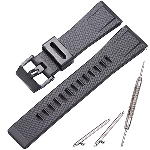 MCXGL Resin Strap Suitable for Caiso G-Shock GA-2000 PRG-600 650 PRW-6600 Mens Rubber Sports Waterproof 24mm Bracelet Watch Band Accessories(A-black) - Image 1