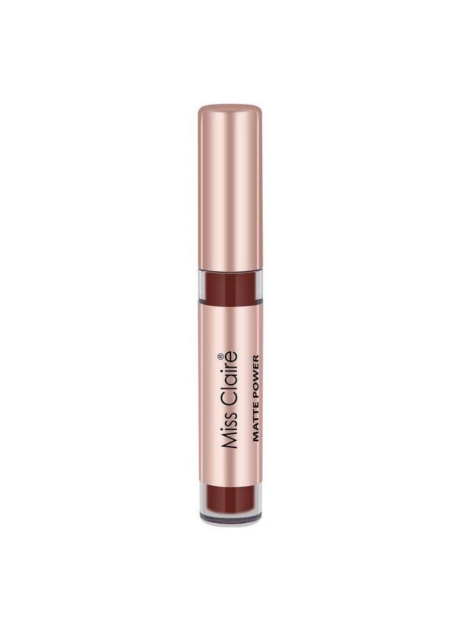 Miss Claire Matte Power Lip Color Liquid Lipstick 3G (06)  - Image 1