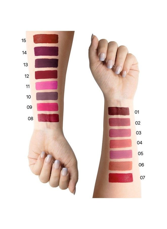 Miss Claire Matte Power Lip Color Liquid Lipstick 3G (06)  - Image 5