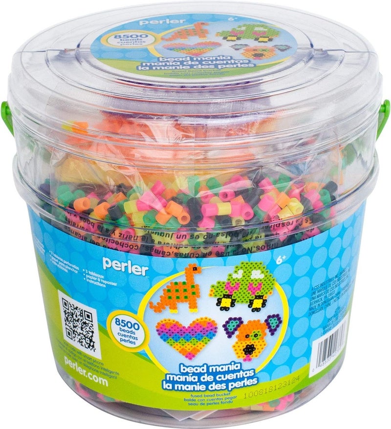 Perler Beads Fuse Bead Activity Bucket for Arts and Crafts, 8500 Beads - Image 5