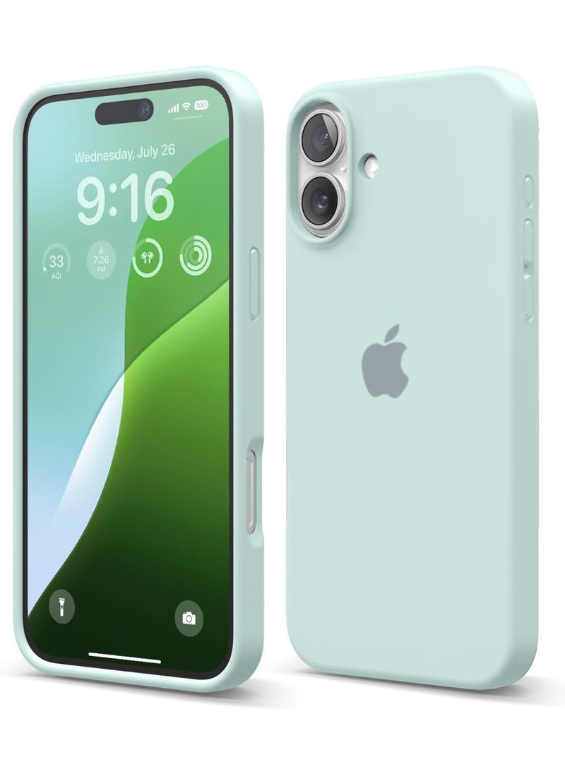 X-level Liquid Silicone Case Cover For Iphone 16,Silky Soft Touch Full Body Protective Phone Case Anti Scratch Shockproof Cover With Microfiber Lining,Slim Protective Back Cover with Comfortable Hold Touch Feeling and Anti-fingerprint  - Image 1