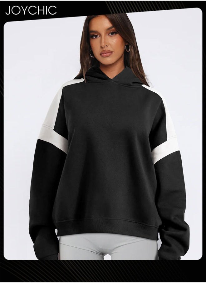 Joychic - Trendy Autumn and Winter Women Long Sleeve Warm Windproof Pullover Hoodie - Image 1