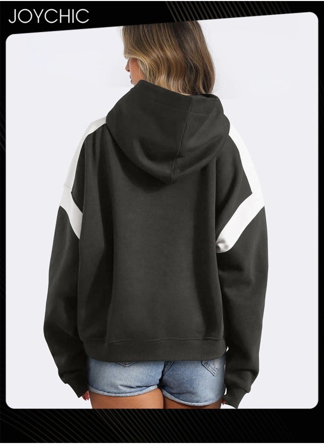 Joychic - Trendy Autumn and Winter Women Long Sleeve Warm Windproof Pullover Hoodie - Image 1