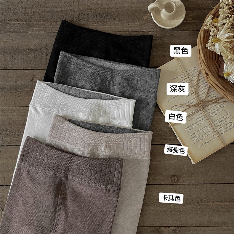 5518 Winter New Children'S Leggings Baby Solid Color Velvet Pants Girls Sanding Pantyhose - Image 3