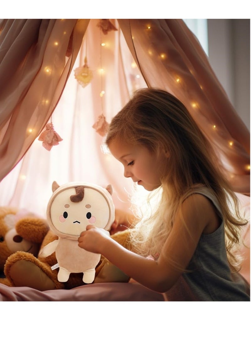 Charming 11-Inch Plush Toy, Soft Stuffed Animal Doll for Kids, Suitable Birthday Gift for Boys & Girls, Cozy Nap Companion, Brown - Image 2