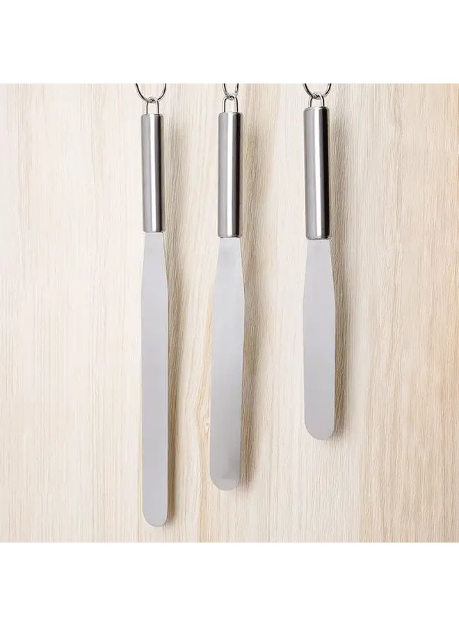 Stainless Steel Cake Smoother Icing Spatula 8 Inch Professional Baking Decorating Tool - Image 1