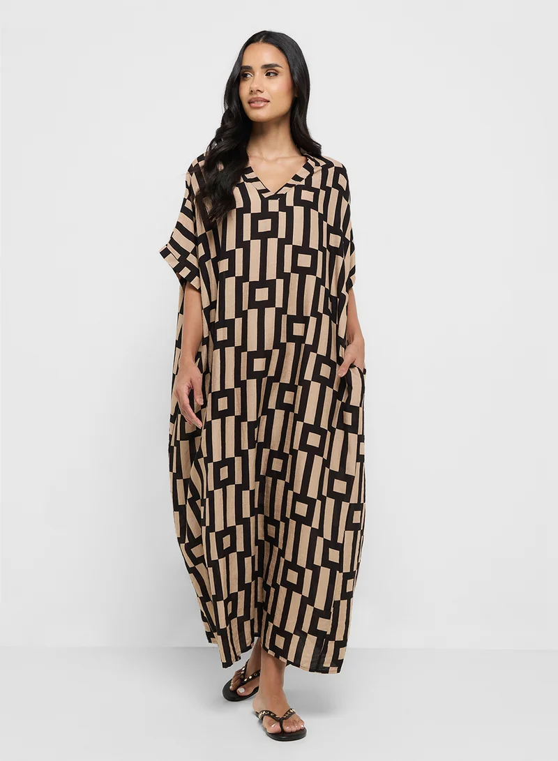 Khizana Printed Nightdress