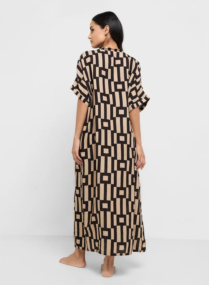 خزانة Printed Nightdress