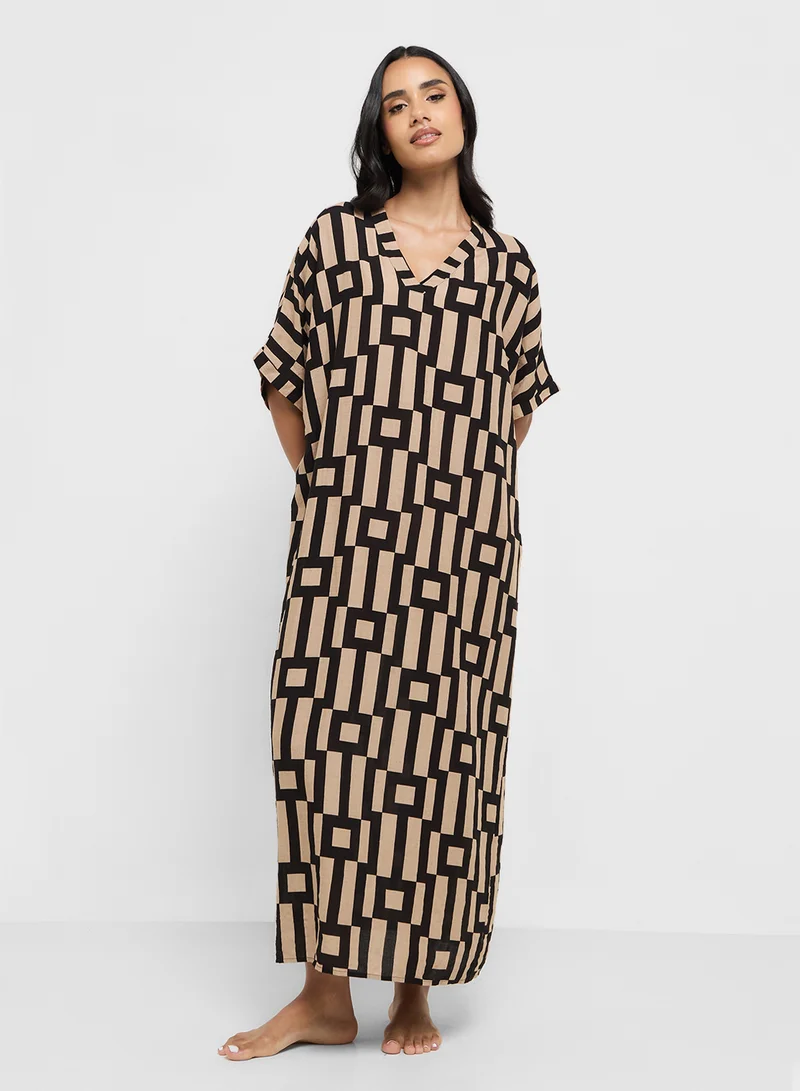 خزانة Printed Nightdress