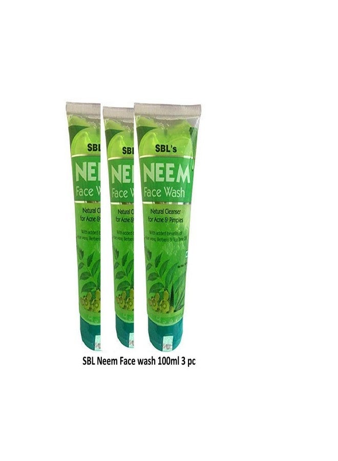 SBL Neem Face Wash 100Ml (Pack Of 03) - Image 3