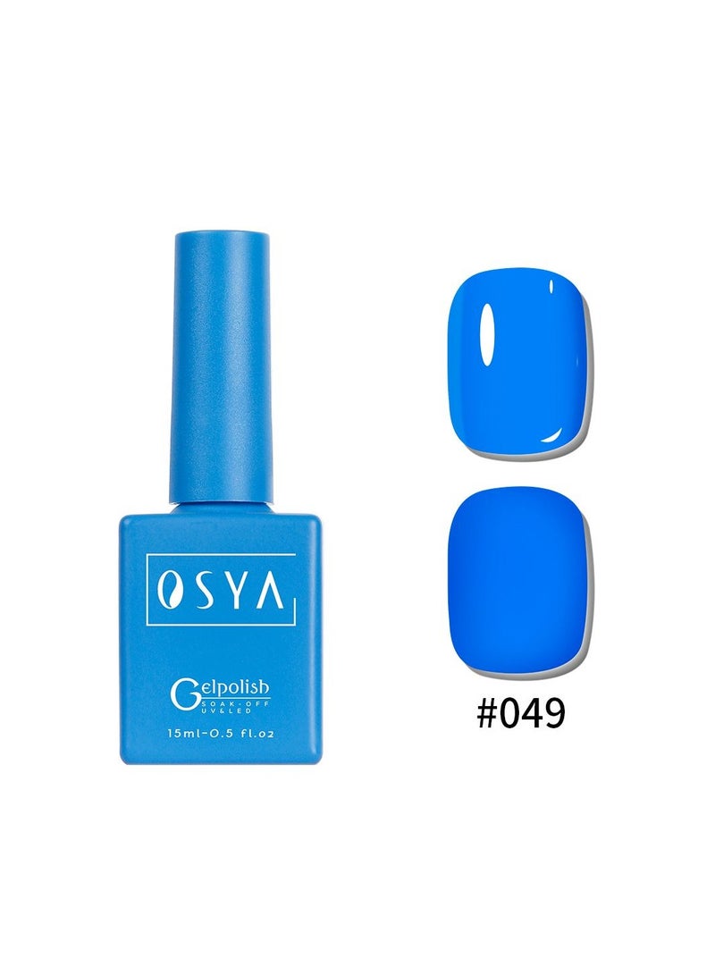 OSYA Soak Off UV And LED Gelpolish 049 Blue 15Ml - Image 1