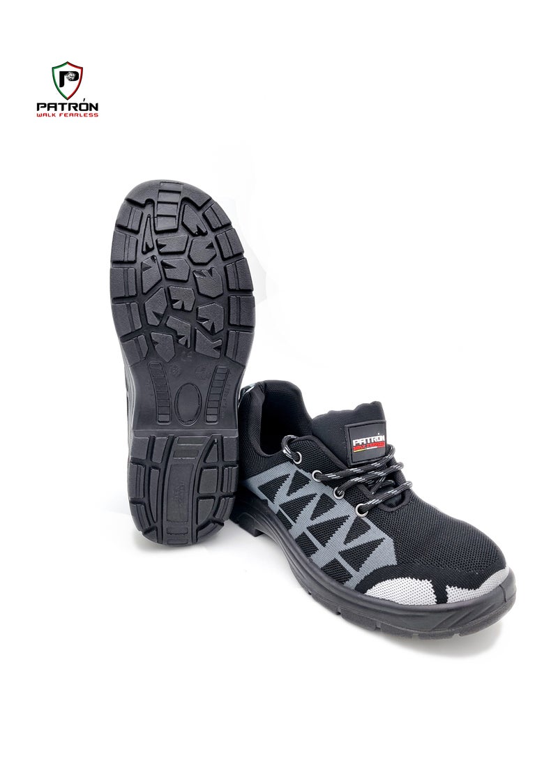 Patron RIDER II | R74437 Slip, Shock, Chemical Resistant With Steel Toe Men Women Sports Safety Shoe - Image 1