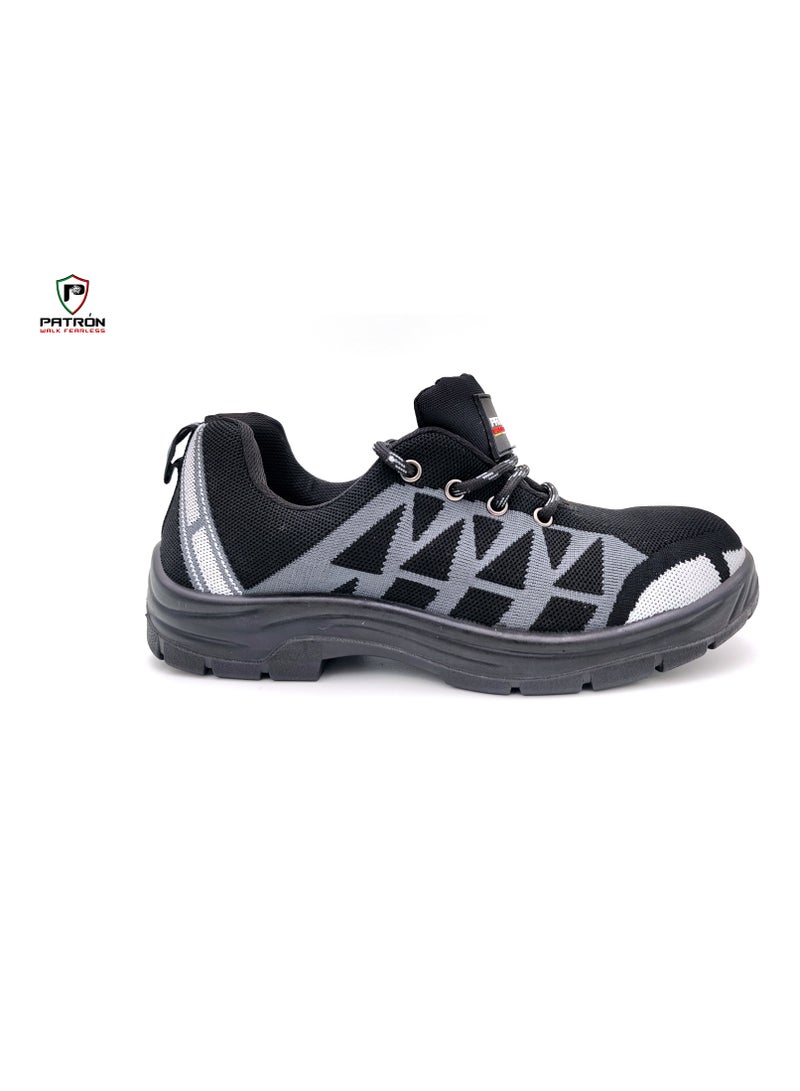 Patron RIDER II | R74437 Slip, Shock, Chemical Resistant With Steel Toe Men Women Sports Safety Shoe - Image 3