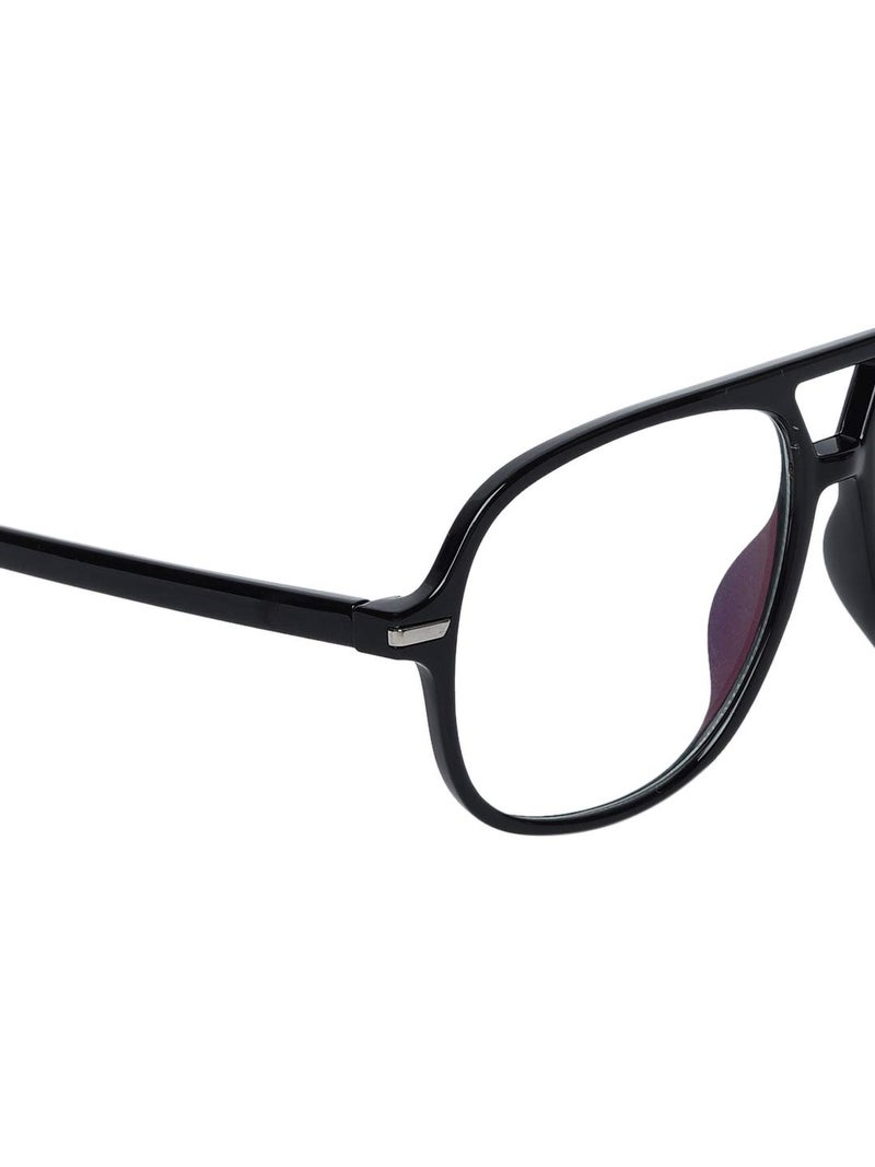 Peter Jones Square Computer Glasses for Men Women with Zero Power Anti Glare Lenses (SIZE MEDIUM) AG228 - Image 5