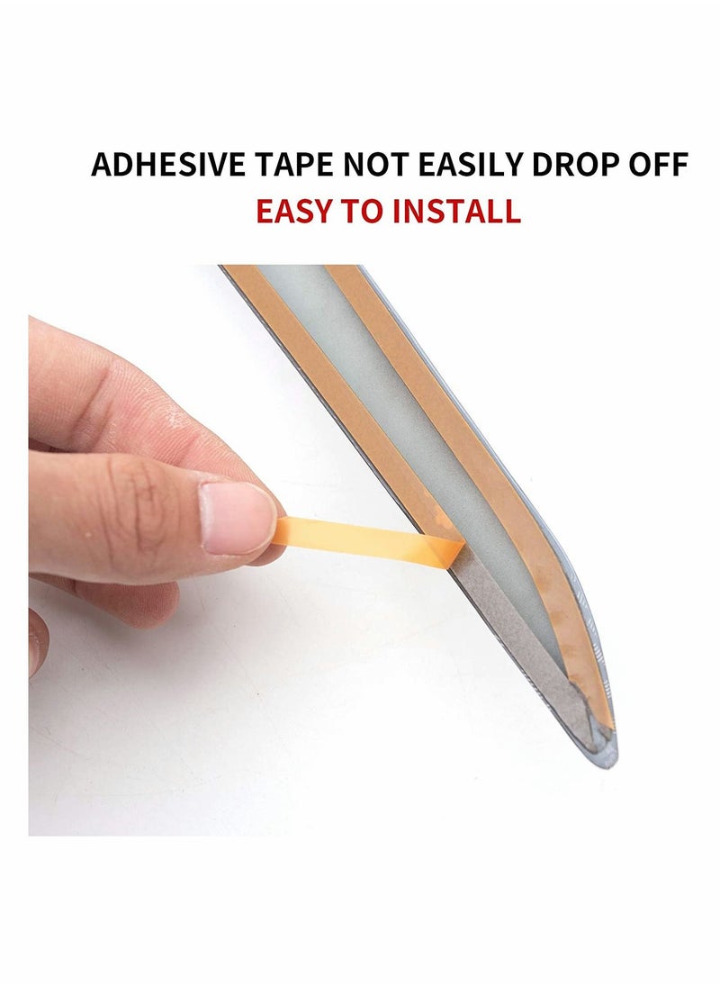 Y&D Front Fog Light Trim Cover, Eyebrow Cover Frame Exterior Decoration for Tesla Model 3 Accessories (Black)  - Image 5