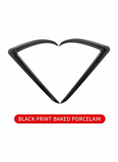 Y&D Front Fog Light Trim Cover, Eyebrow Cover Frame Exterior Decoration for Tesla Model 3 Accessories (Black)  - Image 4