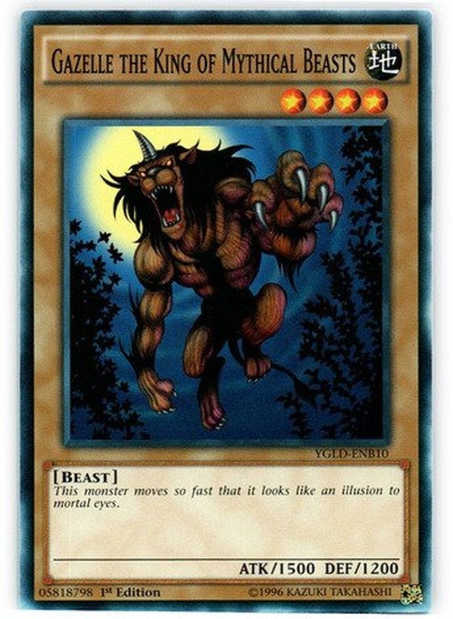 YU-GI-OH! - Gazelle The King of Mythical Beasts (YGLD-ENB10) - Yugi's Legendary Decks - 1st Edition - Common