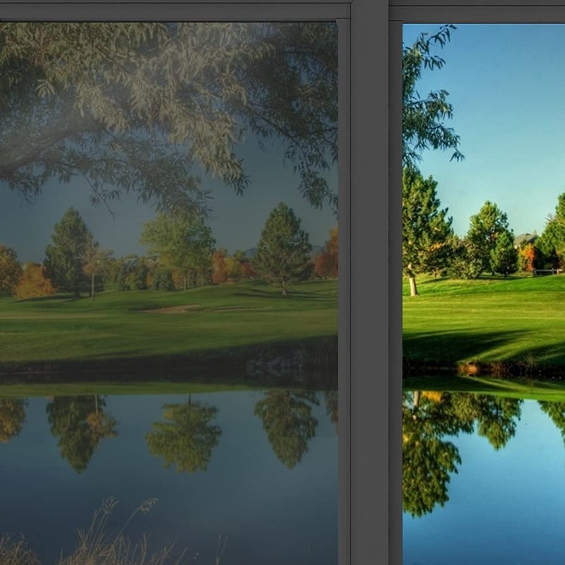 WISDOM Window Tint Film Light Black Car Home Privacy Heat Insulation Anti-UV Office Home Glass Film (20 X 110 Inch) - Image 2