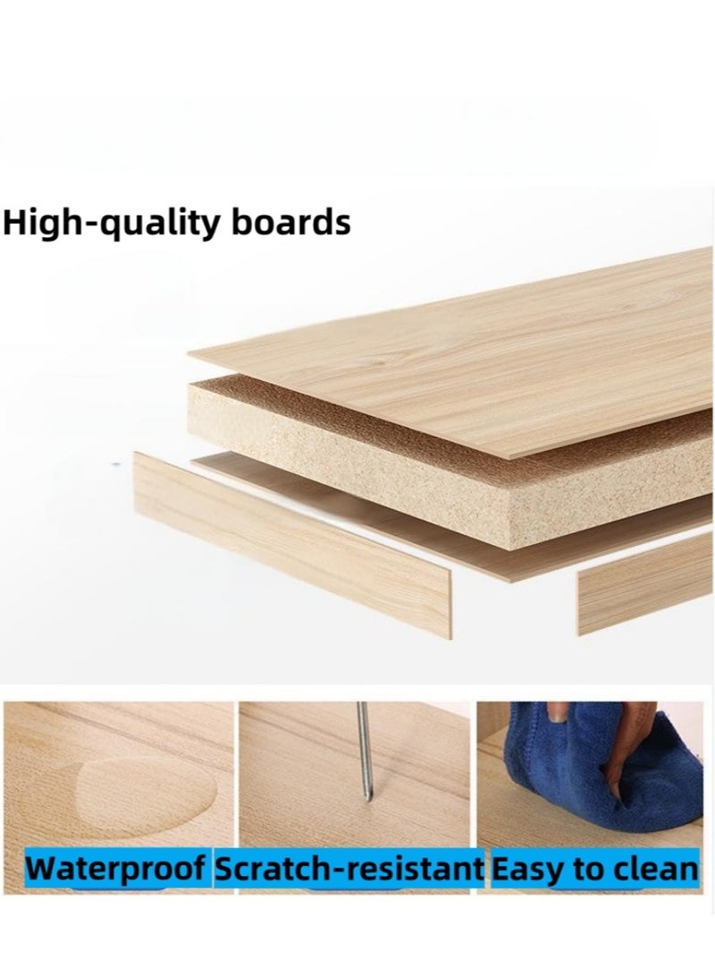 XiuWoo Modern Multi-Tier Bookshelf with Storage Cabinet Vertical 2-Door Bookcase for Living Room & Office - Image 2