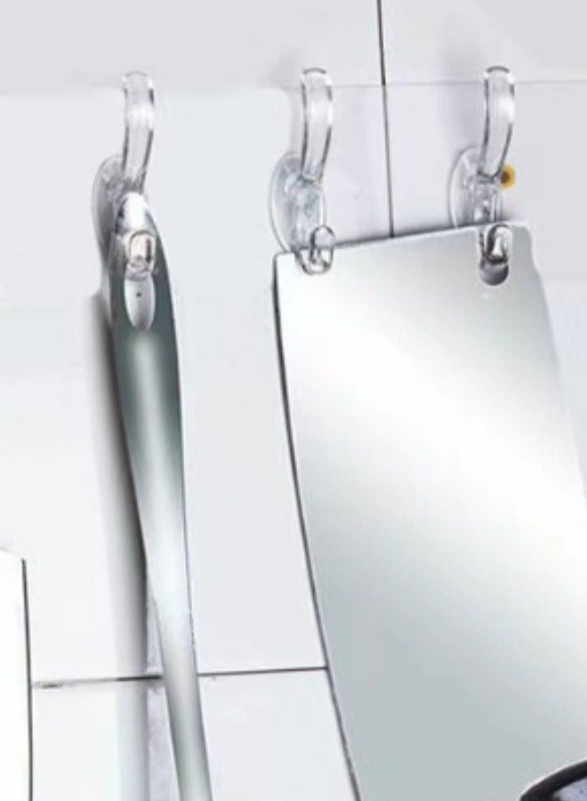 5 Pack Waterproof and Oil Proof Heavy Duty Self Adhesive Sticker Hooks Transparent Wall Hooks 30 Hooks - Image 4
